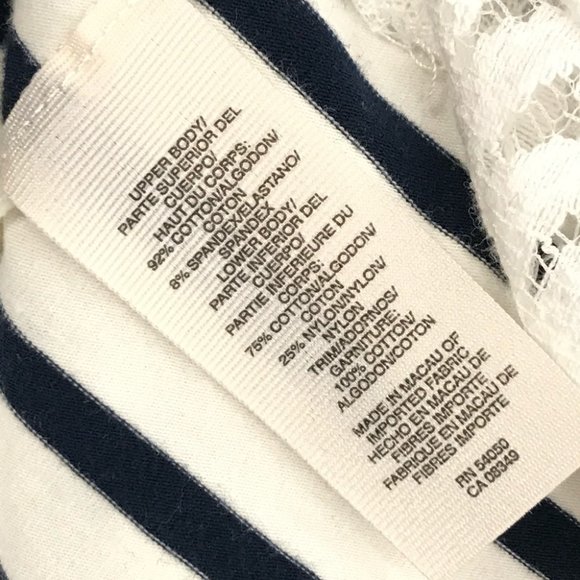 Rachel Roy lace striped top - Picture 9 of 9